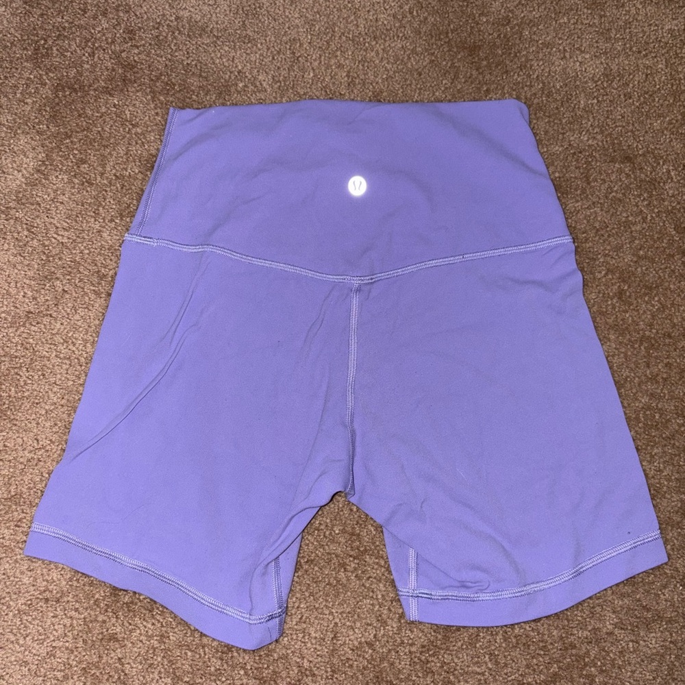 Lululemon align Purple Biker Shorts High Waist